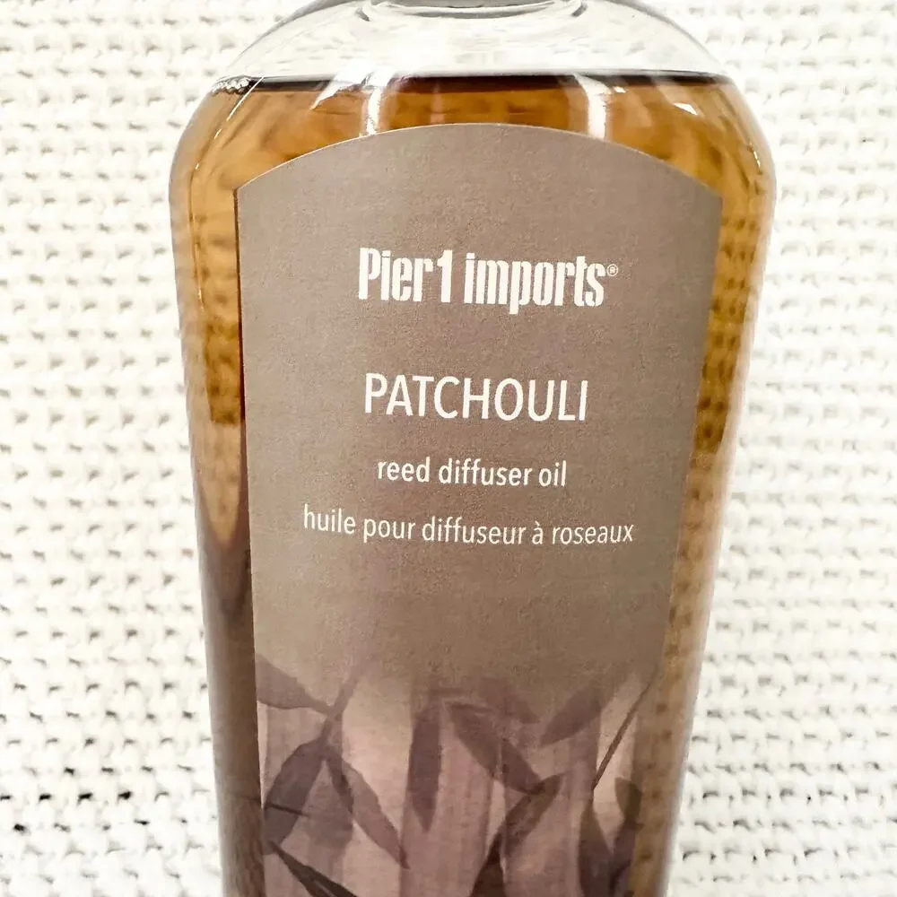 Pier 1 Imports Patchouli Rare Discontinued Refill Red Diffuser Oil 16 oz Bottle